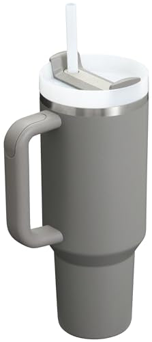 Stanley Quencher H2.0 Tumbler with Handle and Straw 30 oz | Flowstate 3-Position Lid | Cup Holder Compatible for Travel | Insulated Stainless Steel Cup | BPA-Free | Rose Quartz 2.0