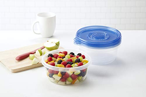 Glad Food Storage Containers, Deep Dish, 64 Ounce, 3 Count