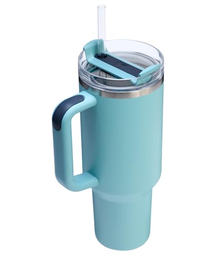 Stanley Quencher H2.0 Tumbler with Handle and Straw 30 oz | Flowstate 3-Position Lid | Cup Holder Compatible for Travel | Insulated Stainless Steel Cup | BPA-Free | Rose Quartz 2.0