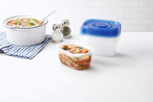 Glad Food Storage Containers, Deep Dish, 64 Ounce, 3 Count
