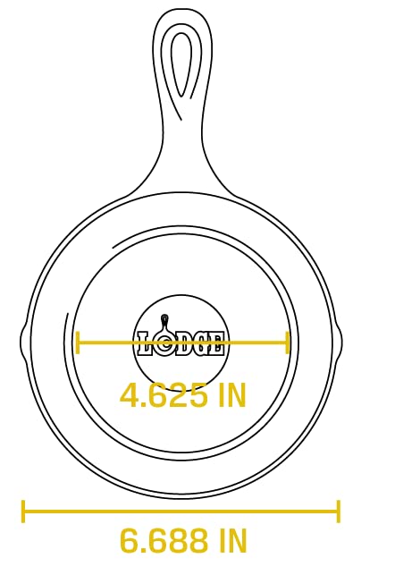 Lodge 10.25 Inch Cast Iron Skillet – Pre-Seasoned Frying Pan with Teardrop Handle – Oven, Stovetop, Grill & Campfire Use – Made in USA – Durable, Non-Toxic, Even-Heating Cookware – Black