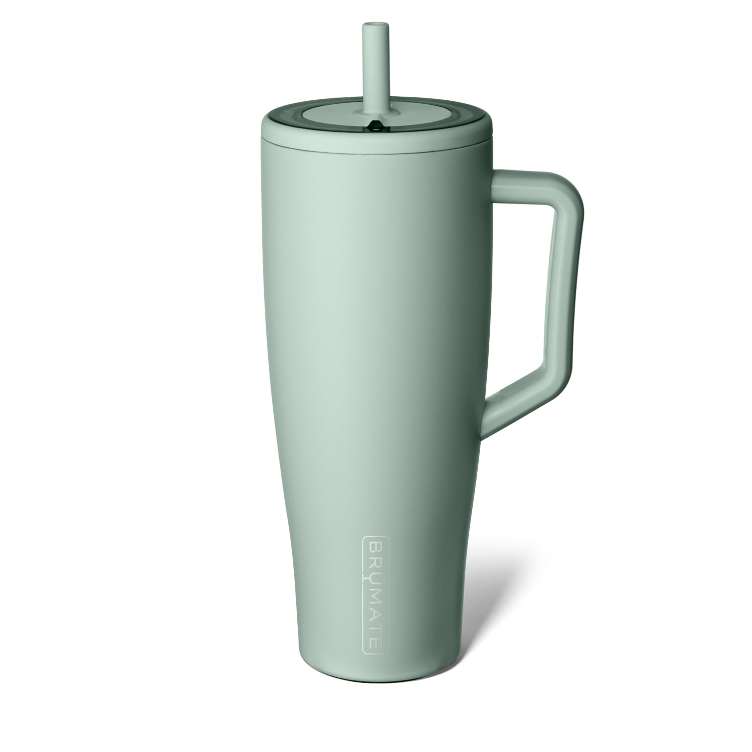 BrüMate Era 40 oz Tumbler with Handle and Straw | 100% Leakproof Insulated Tumbler with Lid and Straw | Made of Stainless Steel | Cup Holder Friendly Base | 40oz (Dark Aura)