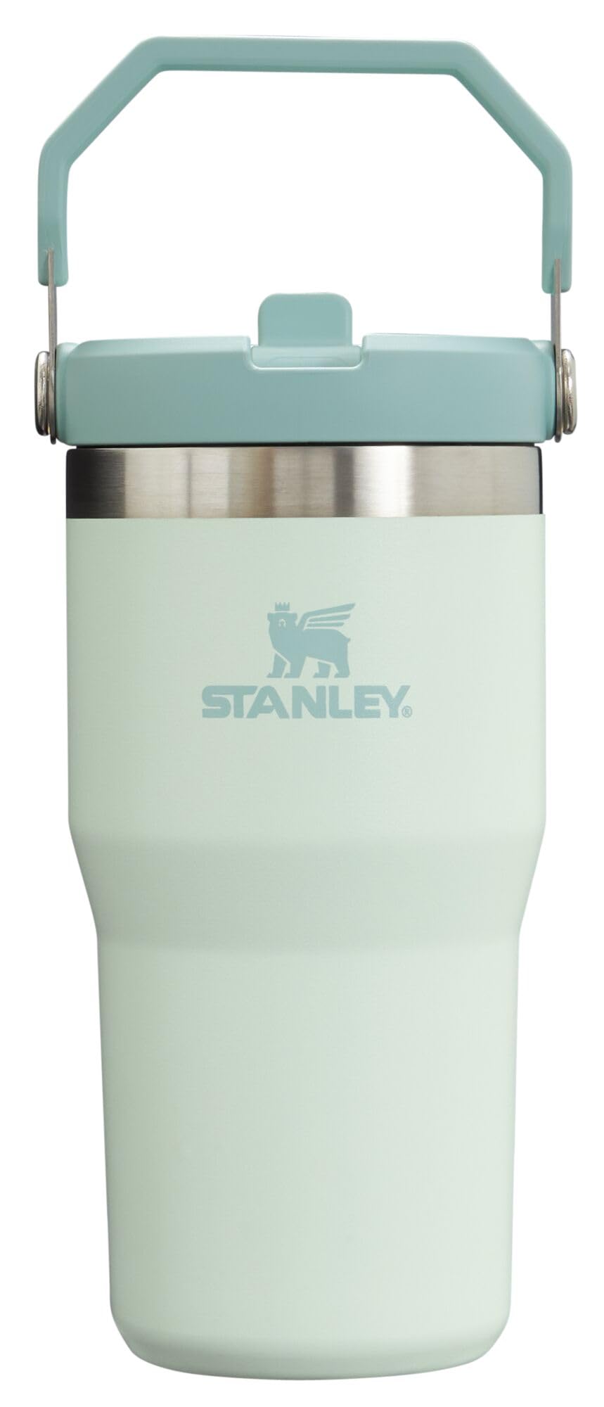 Stanley IceFlow Stainless Steel Tumbler - Vacuum Insulated Water Bottle for Home, Office or Car Reusable Cup with Straw Leak Resistant Flip Cold for 12 Hours or Iced for 2 Days, Black 2.0, 30oz