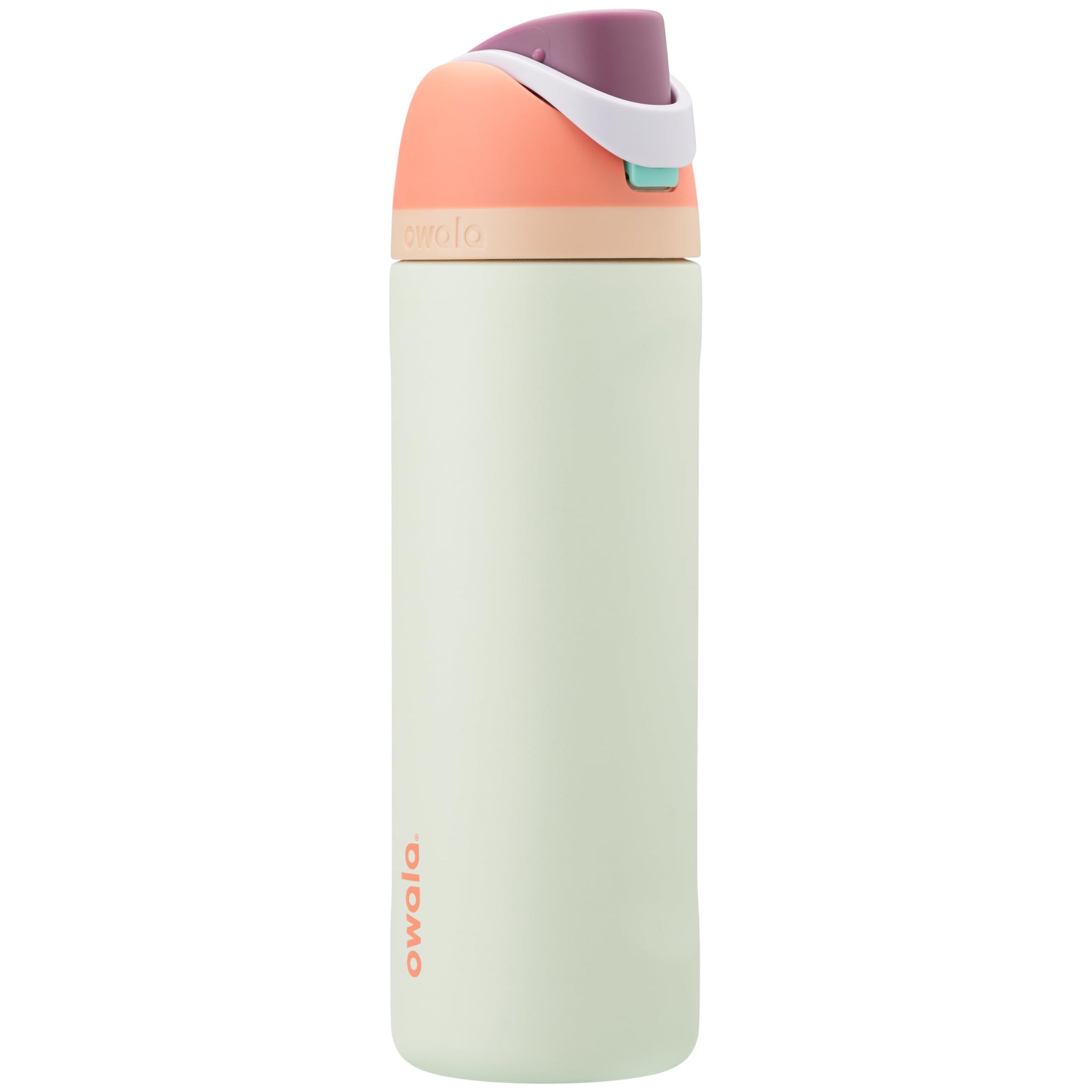 Owala FreeSip Insulated Stainless Steel Water Bottle with Straw, BPA-Free Sports Water Bottle, Great for Travel, 24 Oz, Shy Marshmallow