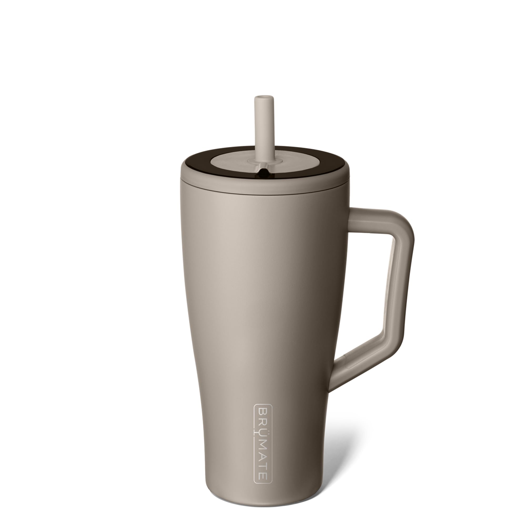 BrüMate Era 40 oz Tumbler with Handle and Straw | 100% Leakproof Insulated Tumbler with Lid and Straw | Made of Stainless Steel | Cup Holder Friendly Base | 40oz (Dark Aura)