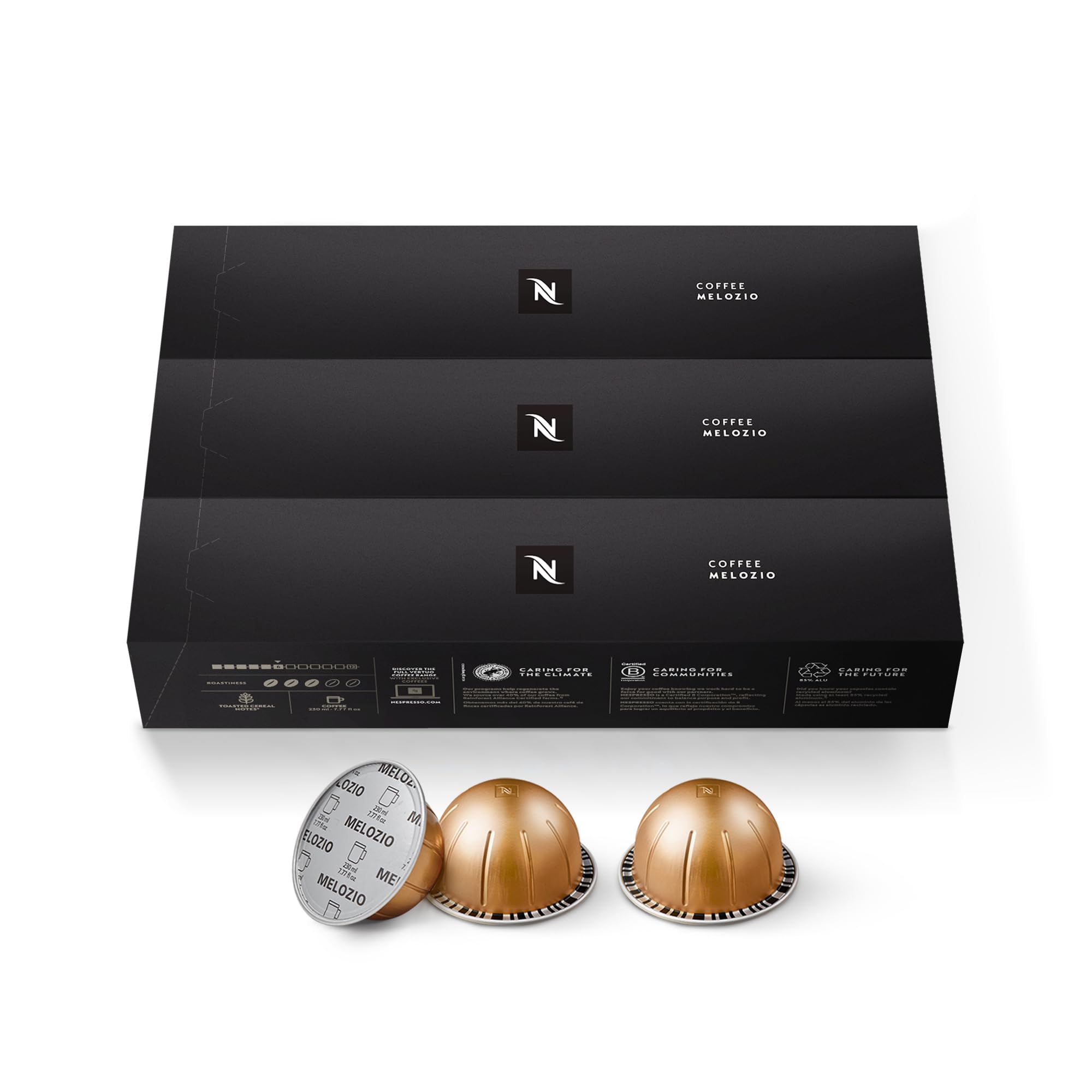 Nespresso Capsules Vertuo, Variety Pack, Medium and Dark Roast Coffee, 30 Count Coffee Pods, Brews 7.8 oz.