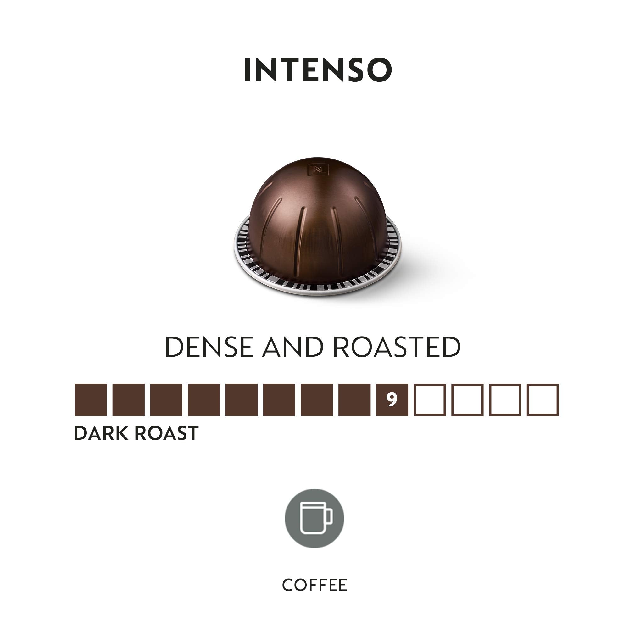 Nespresso Capsules Vertuo, Variety Pack, Medium and Dark Roast Coffee, 30 Count Coffee Pods, Brews 7.8 oz.