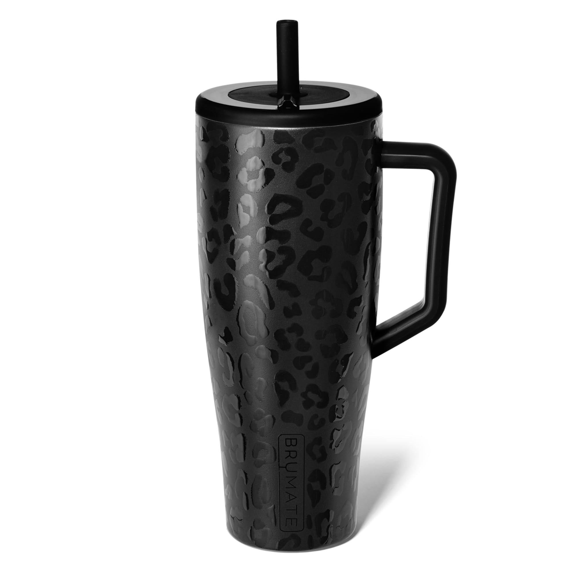 BrüMate Era 40 oz Tumbler with Handle and Straw | 100% Leakproof Insulated Tumbler with Lid and Straw | Made of Stainless Steel | Cup Holder Friendly Base | 40oz (Dark Aura)