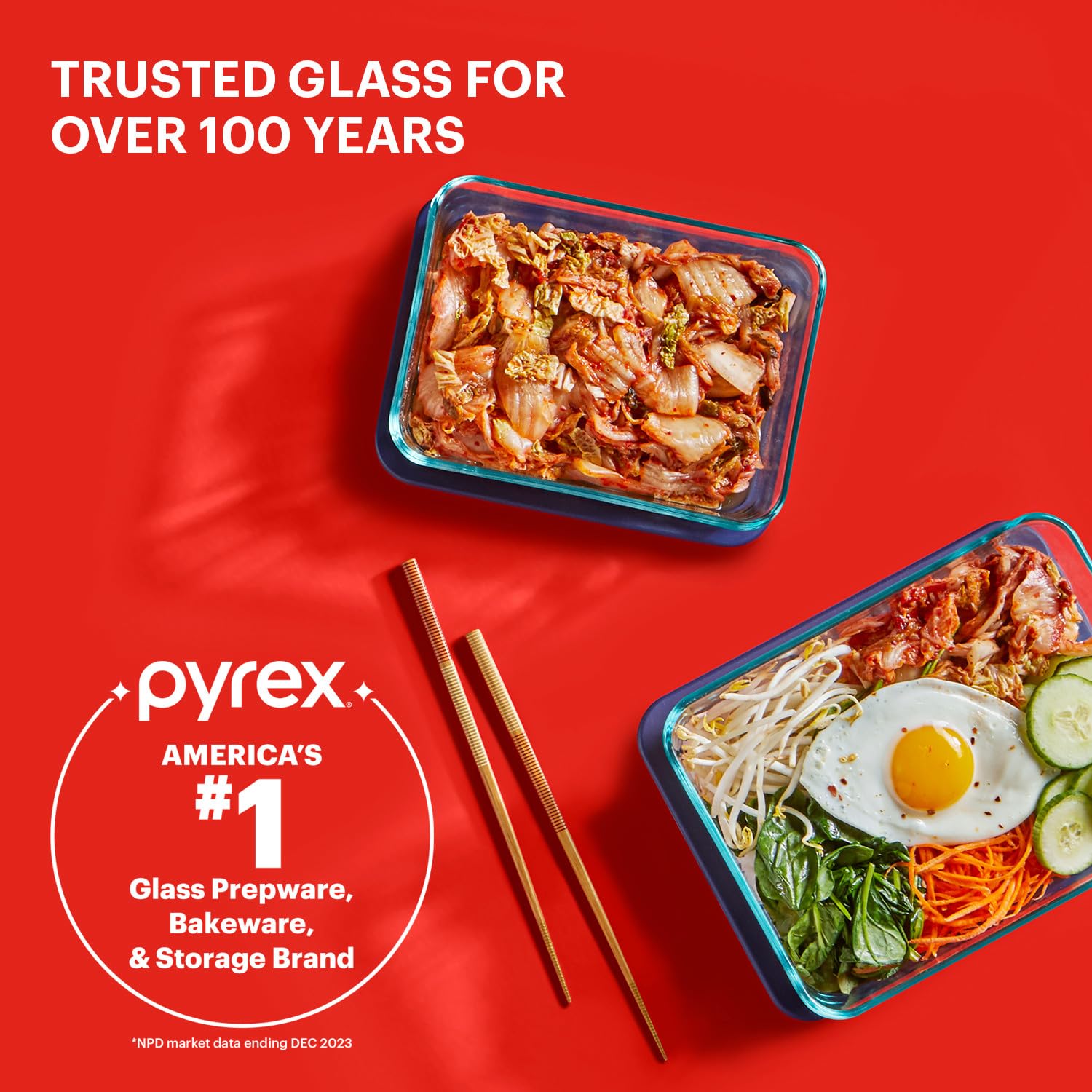 Pyrex Simply Store (12-Pack) Glass Food Storage Containers Set, (1, 2, & 3 Cup) Meal Prep Containers With BPA-Free Lids, Dishwasher & Microwave Safe