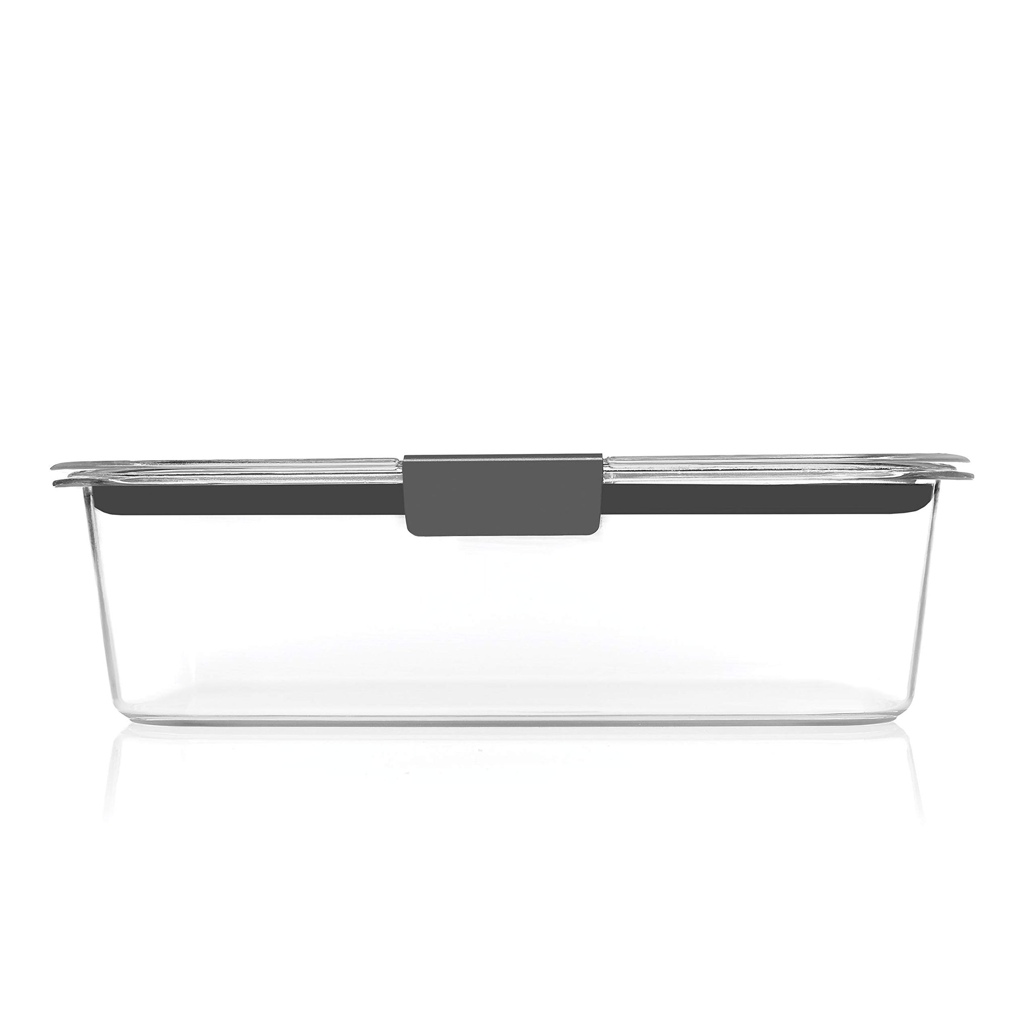 Rubbermaid Brilliance Food Storage Containers BPA Free Airtight Lids Ideal for Lunch Meal Prep & Leftovers Set of 5 (3.2 Cup)