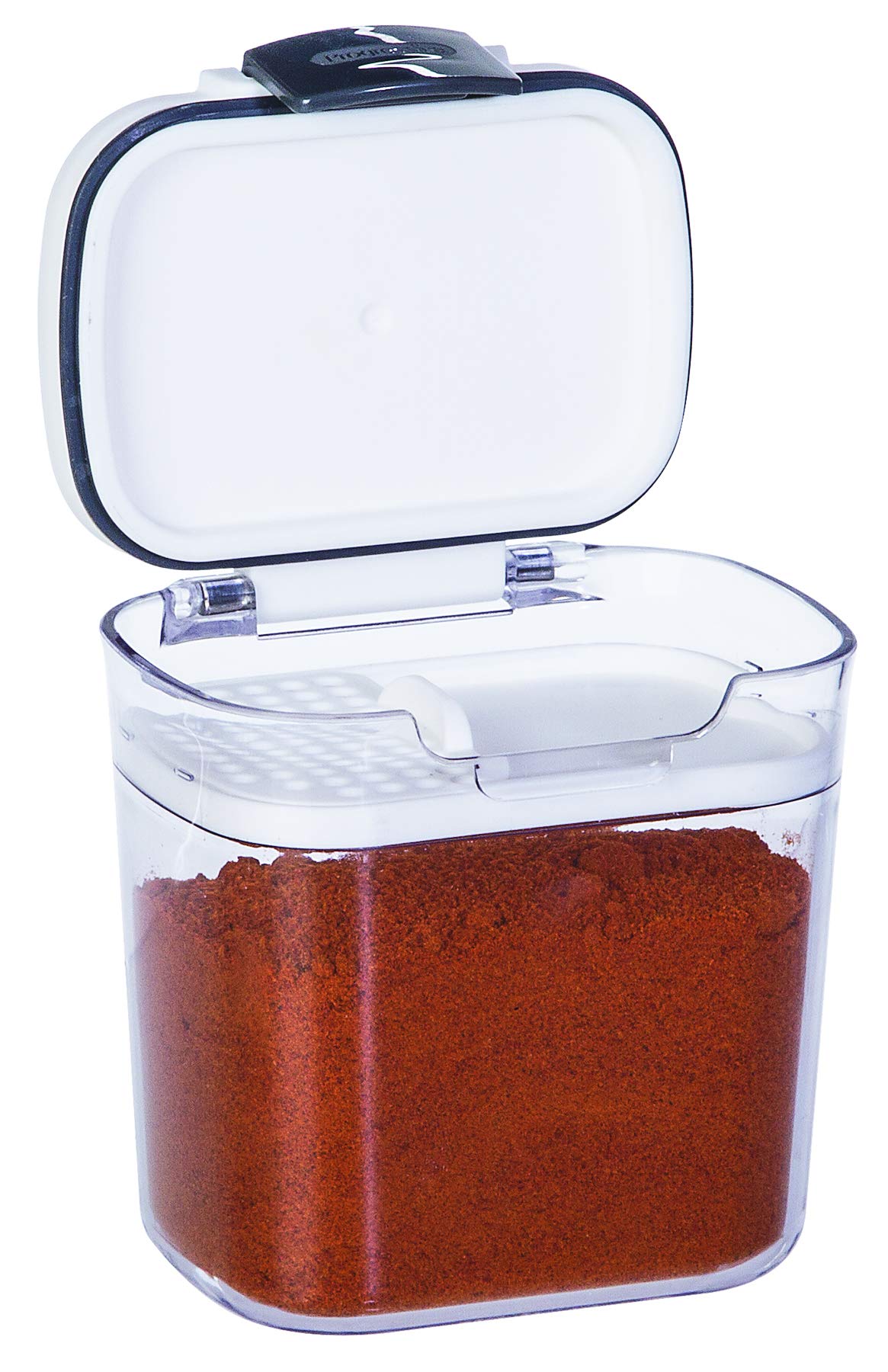 ProKeeper Mini 1.5-Cup Spice & Herb Storage Container – Airtight, Clear Plastic for Baking Soda, Powder, and Snacks