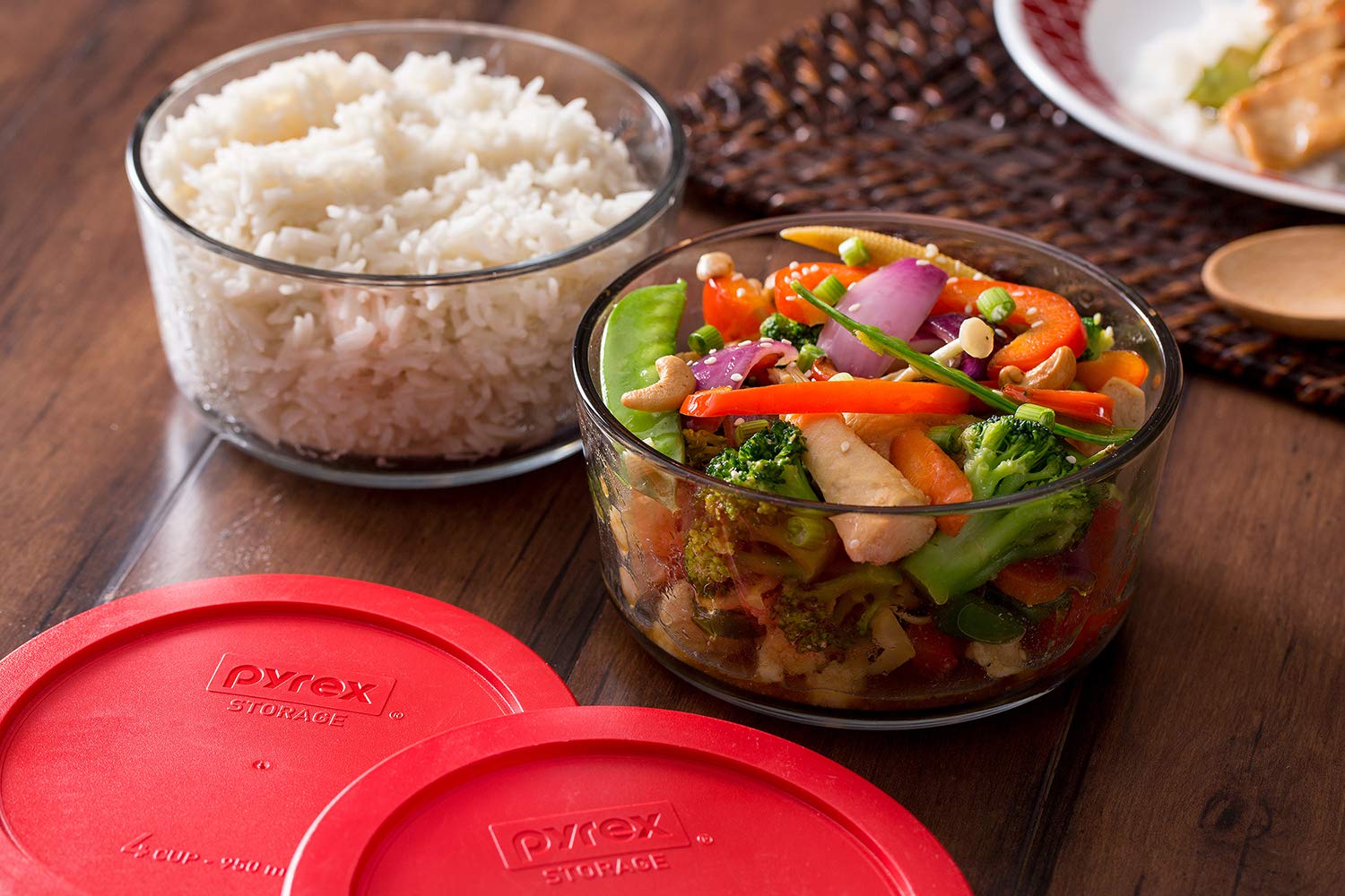 Pyrex Simply Store (12-Pack) Glass Food Storage Containers Set, (1, 2, & 3 Cup) Meal Prep Containers With BPA-Free Lids, Dishwasher & Microwave Safe