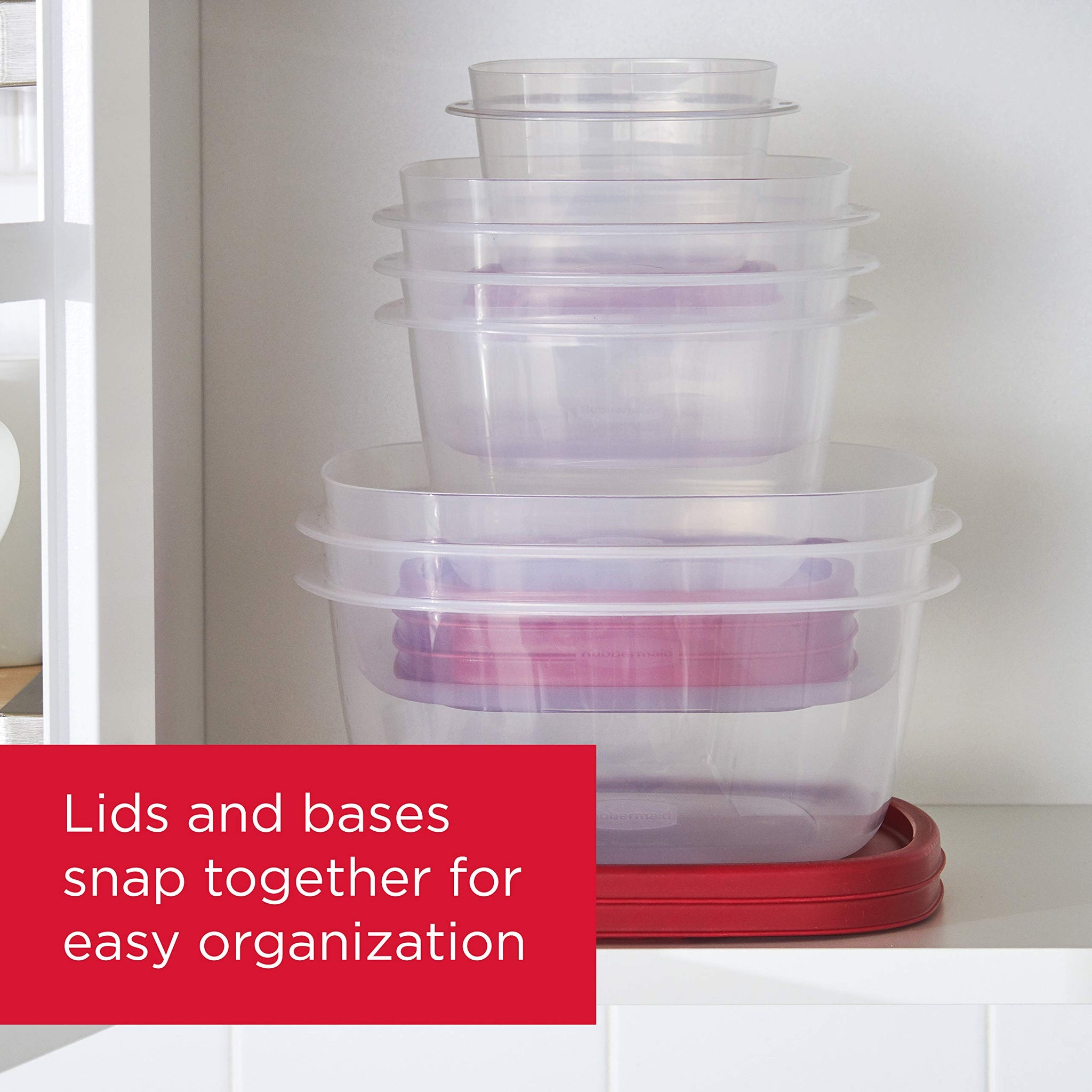 Rubbermaid 42-Piece Food Storage Containers with Lids