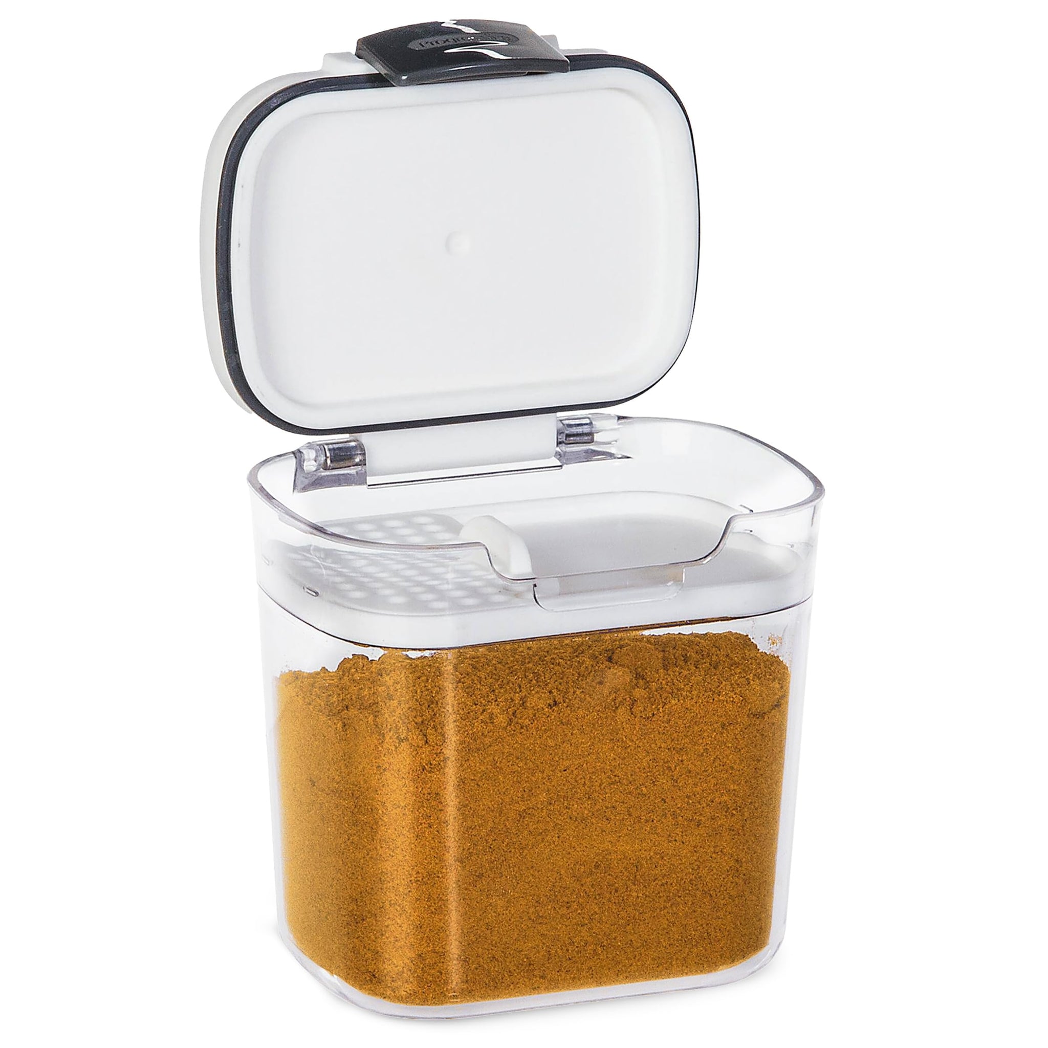 ProKeeper Mini 1.5-Cup Spice & Herb Storage Container – Airtight, Clear Plastic for Baking Soda, Powder, and Snacks