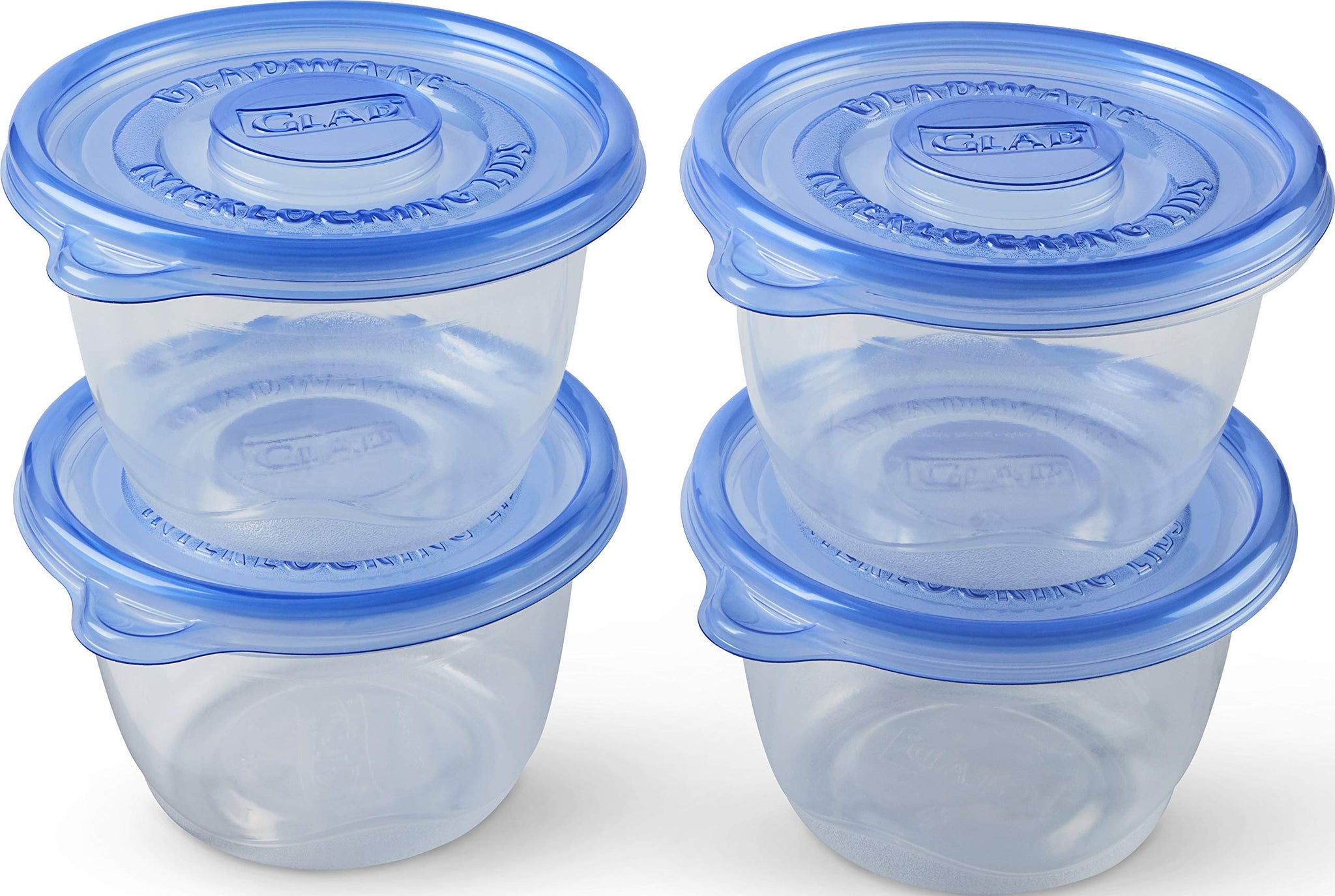 Glad Food Storage Containers, Deep Dish, 64 Ounce, 3 Count